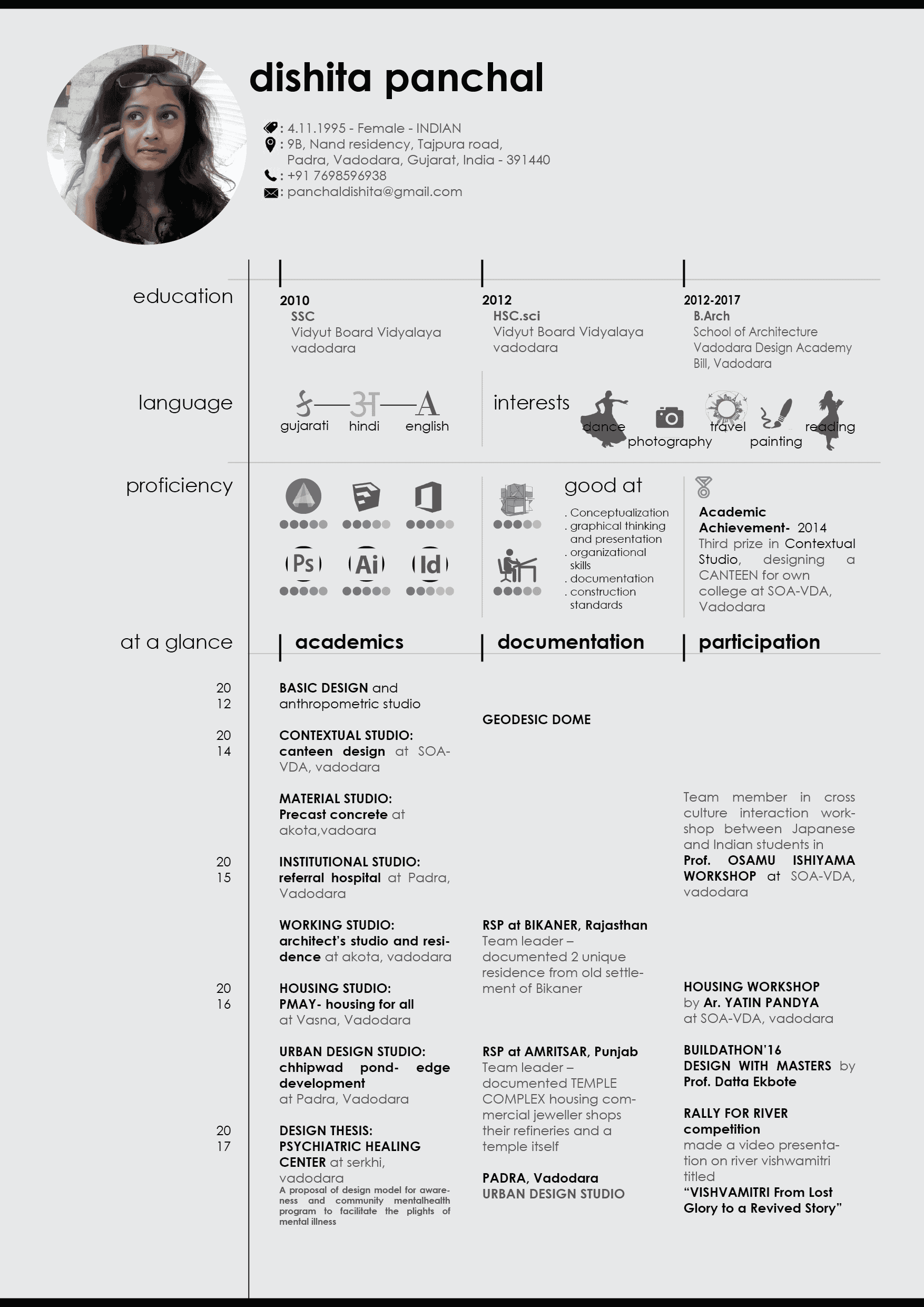 architecture resume sample 5