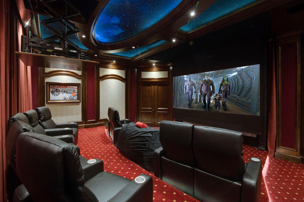 Luxurious home theatre ideas