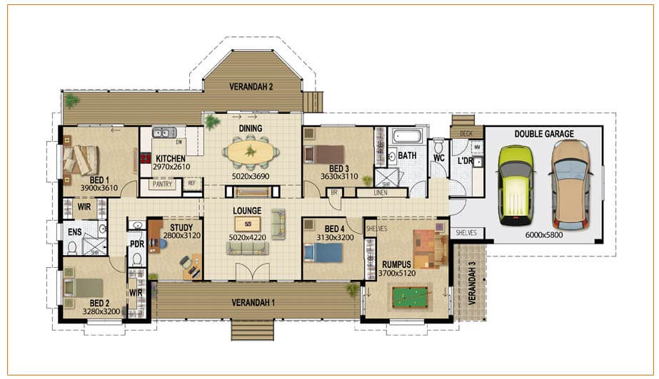 Interior design planning