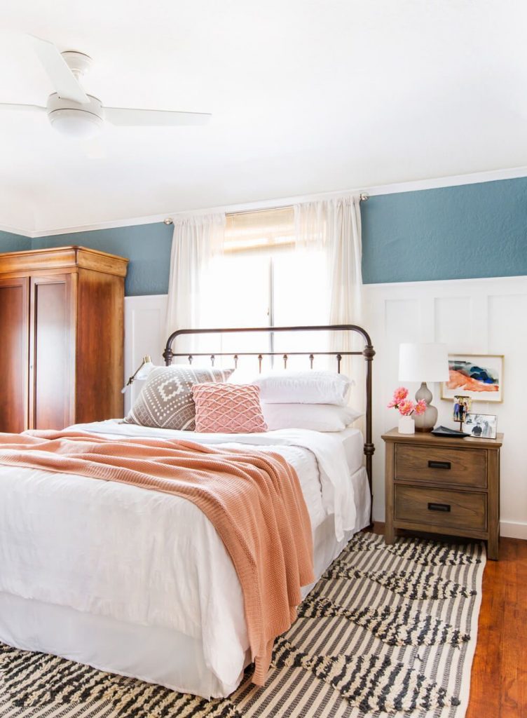 stick to color scheme for master bedroom