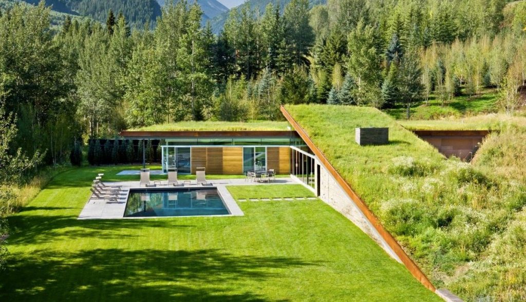 install green roofs - sustainable architecture