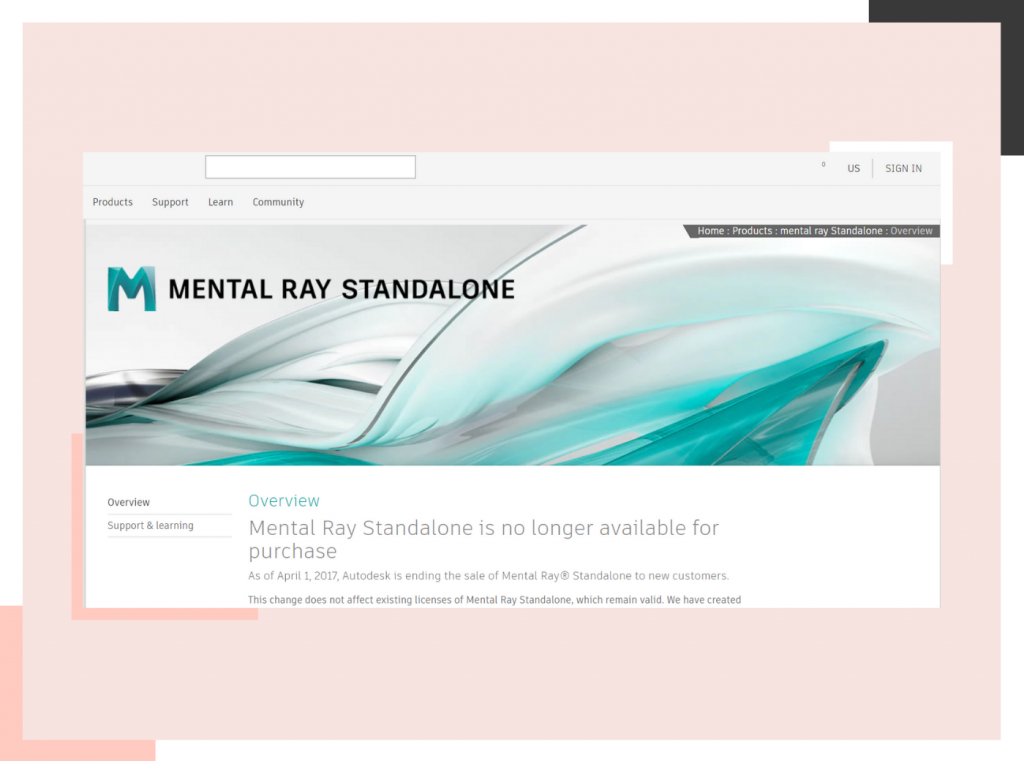 Mental Ray rendering software