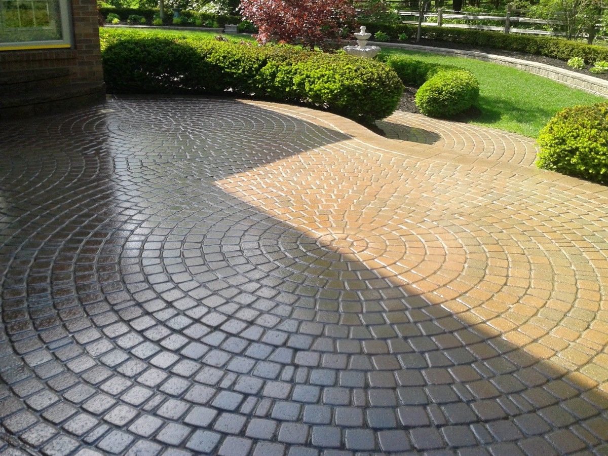 Clean and seal all the pavers