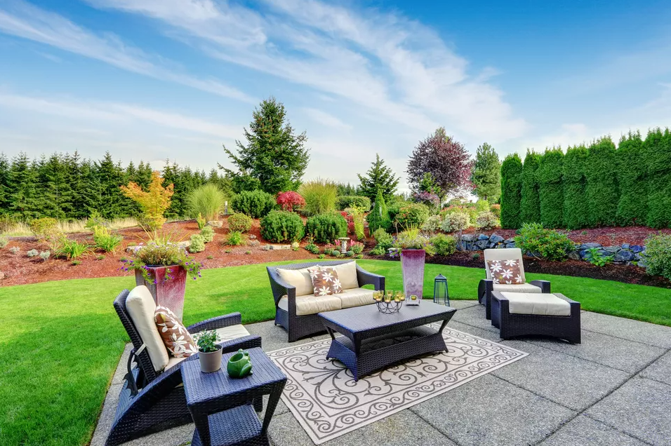 Living Room Outdoors - patio design ideas