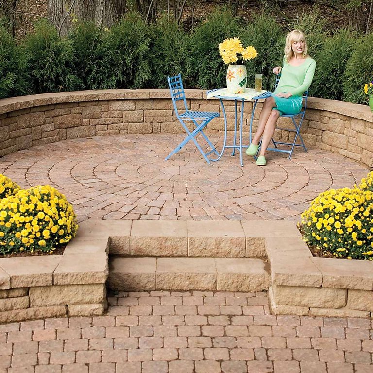 Rock Path Patio
