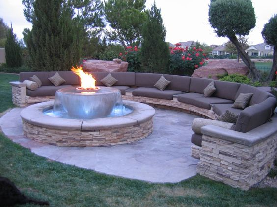 water features front porch decorating ideas