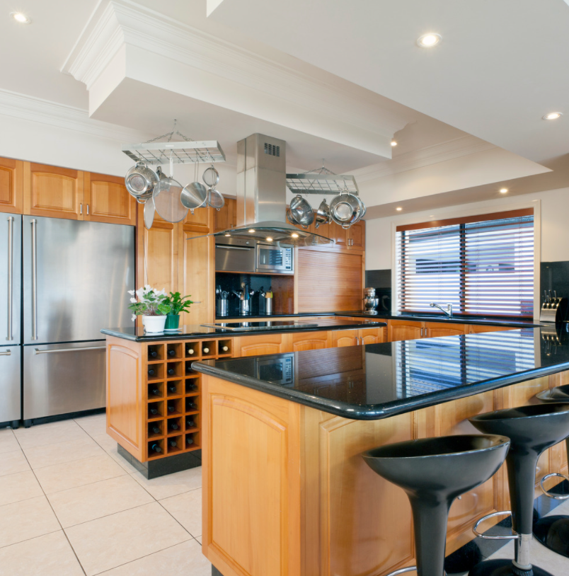 bar style kitchen