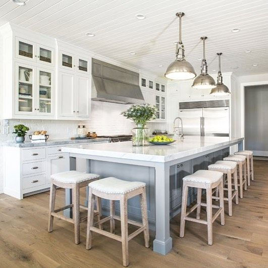 extra long kitchen design