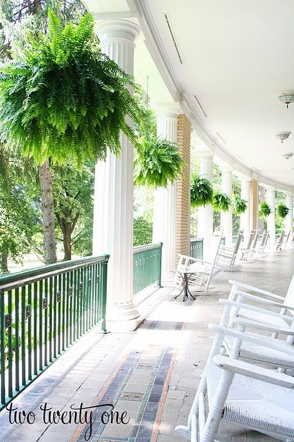 flowers hang porch decorating ideas