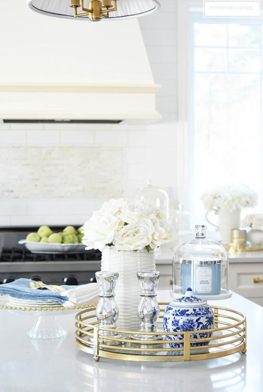 kitchen lighting for spring decor