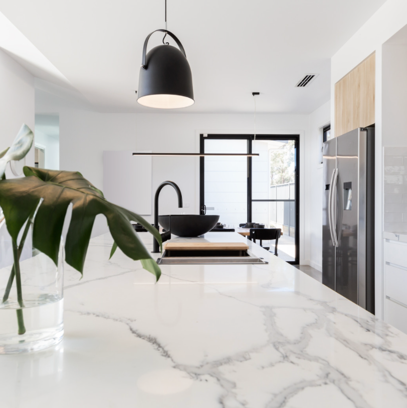 marble countertop kitchen design