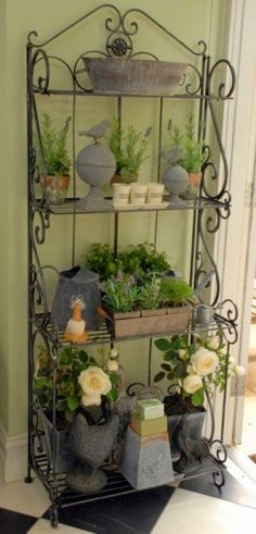 rolling cart collage front porch decorating ideas