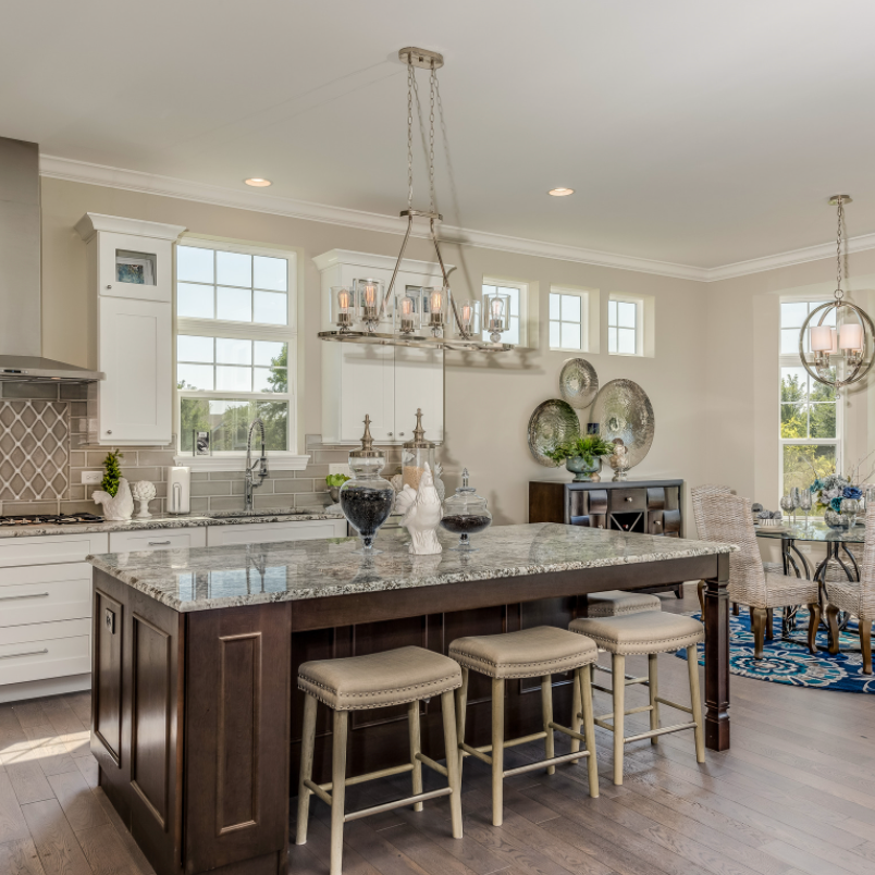 seating areas in kitchen island