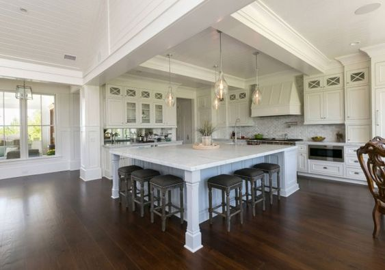 trendy kitchen island