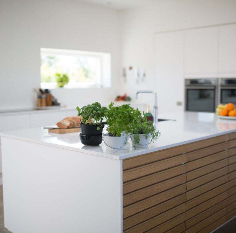white luxury kitchen design