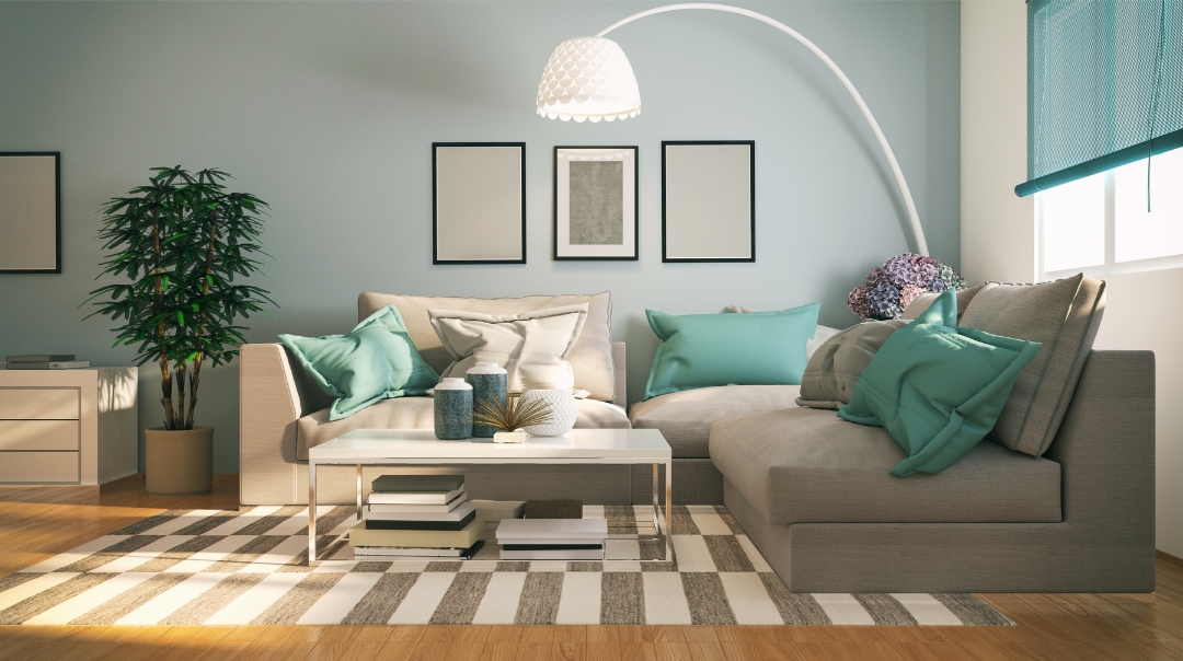 Add comfort with throw pillows