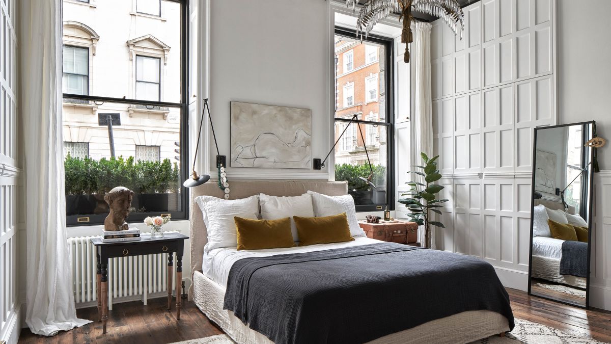 rustic bedroom design with nature elegance