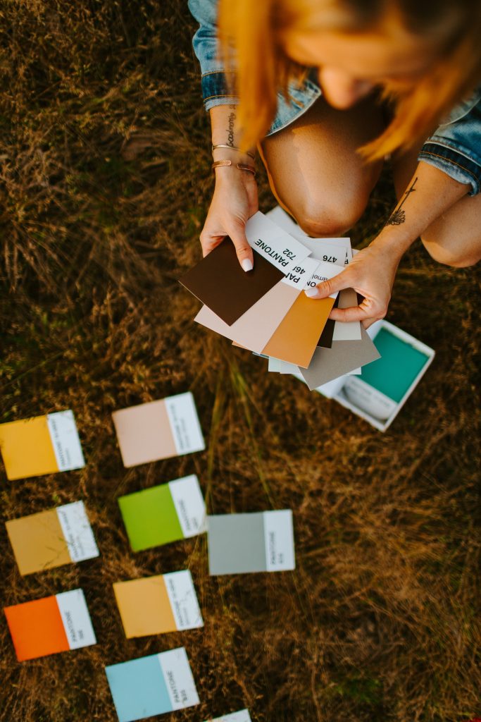 pantone shade book - tool for interior designer