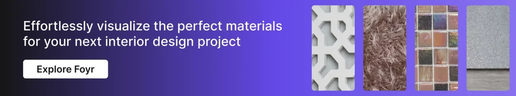 Foyr Neo simplifies material selection with an intuitive interface