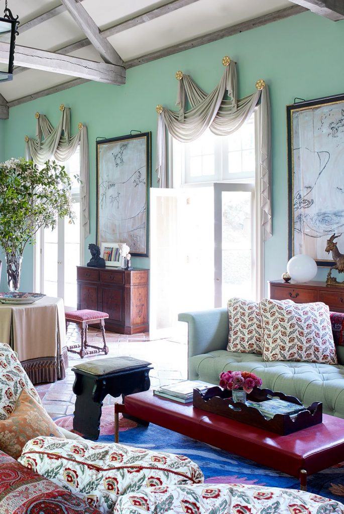 add fancy frame - window treatment