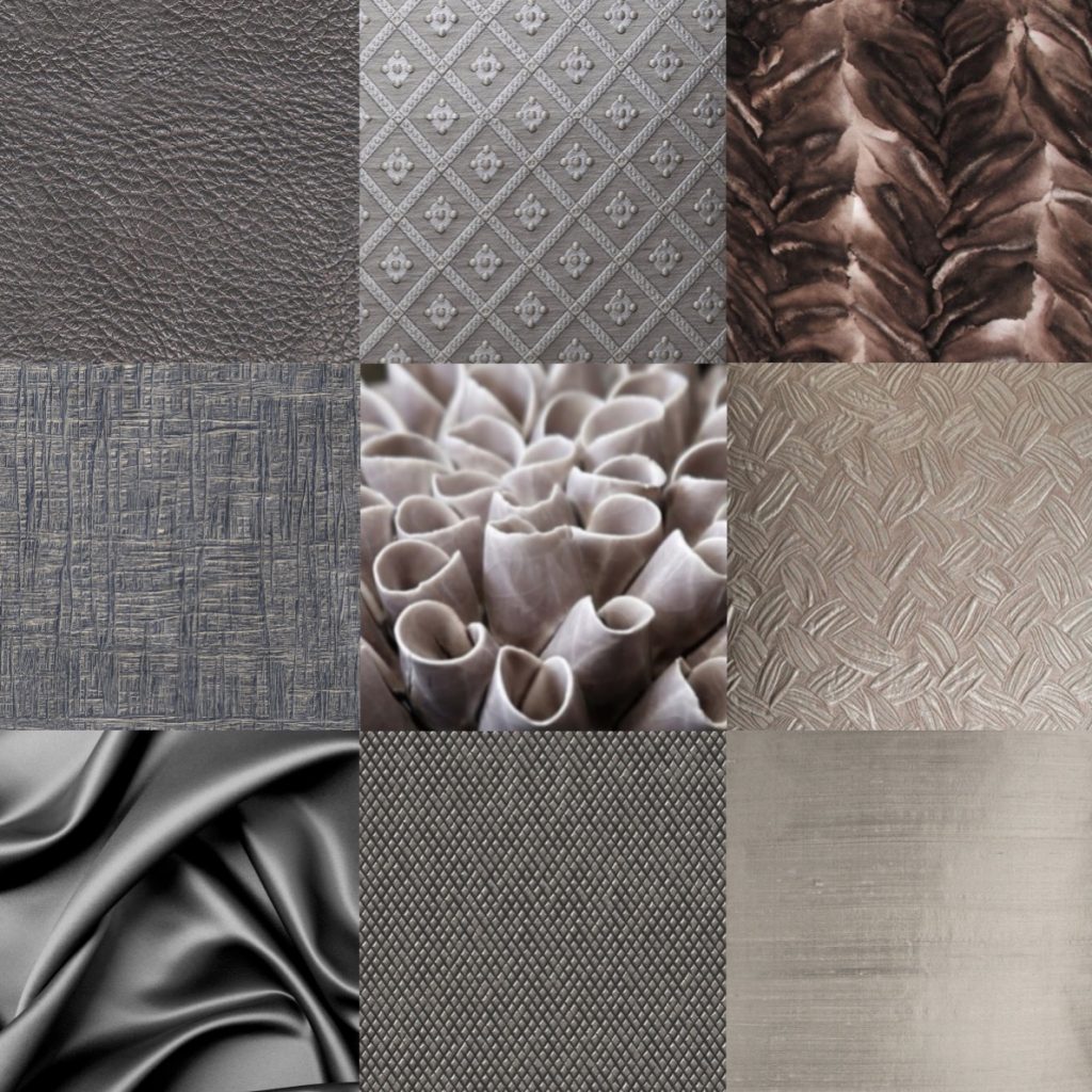 different textures in interior design