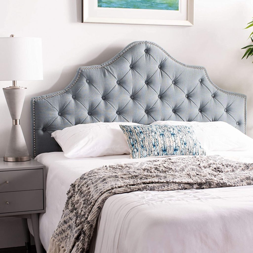 tufted headboard - texture in interior design