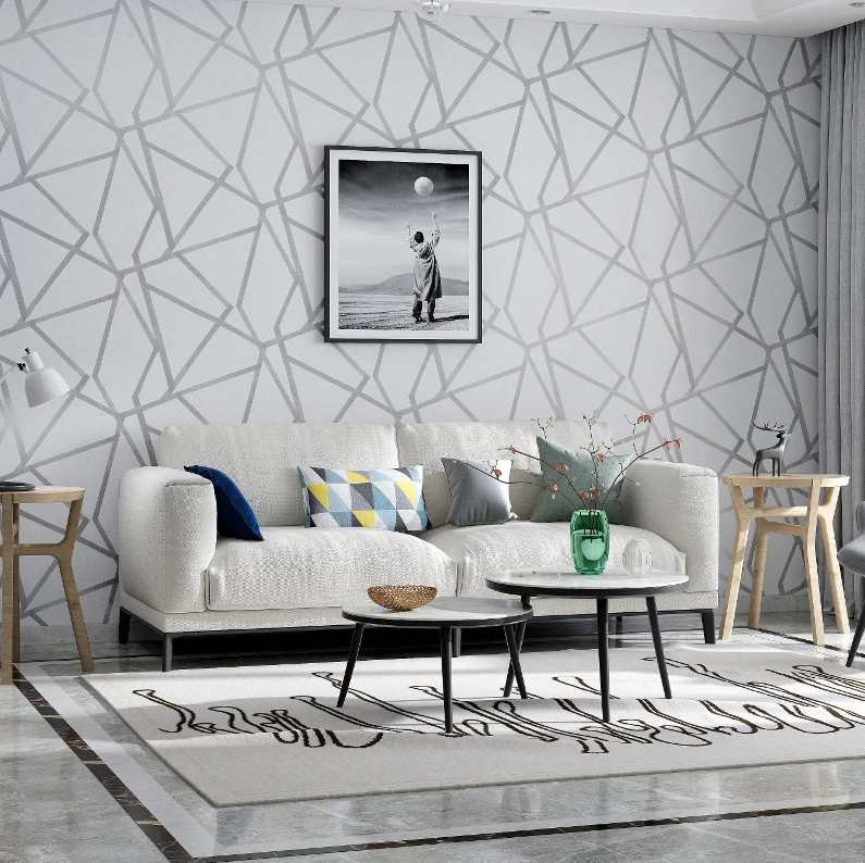 use geometric patterns as line