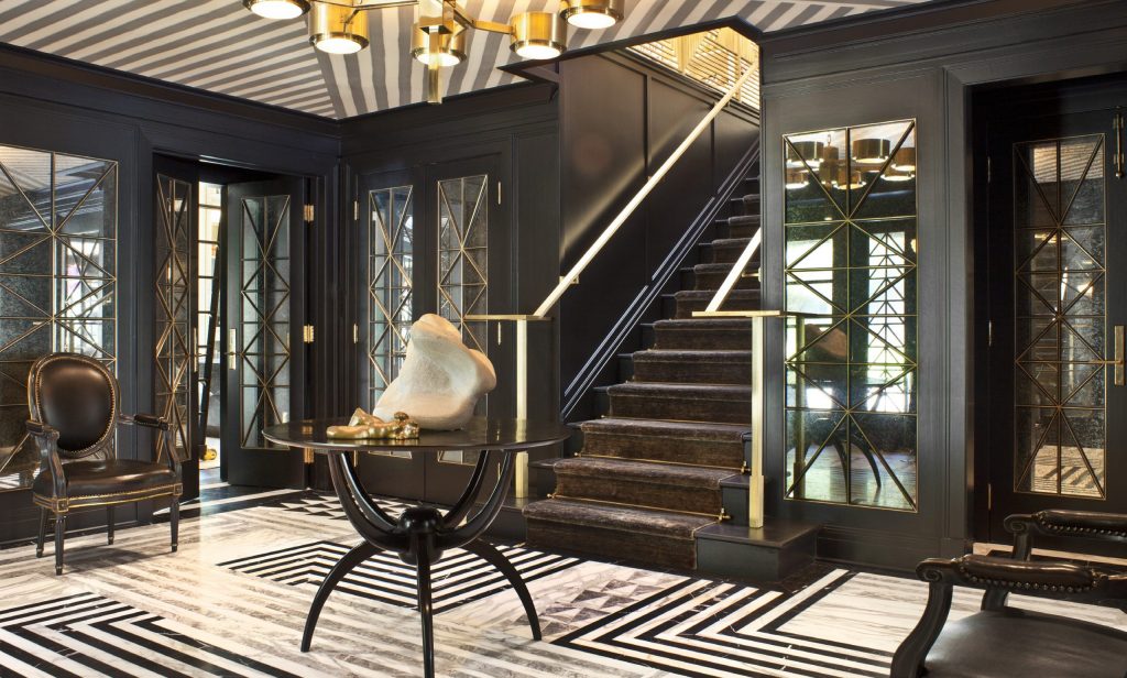 opt for sleek materials - art deco interior design style