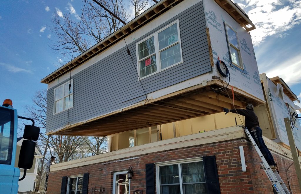 Home additions - pre-fabricated room instead