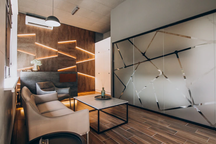 geometric pattern in interior design