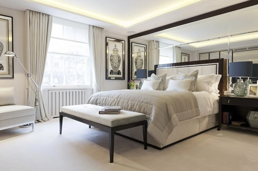mirror headboard