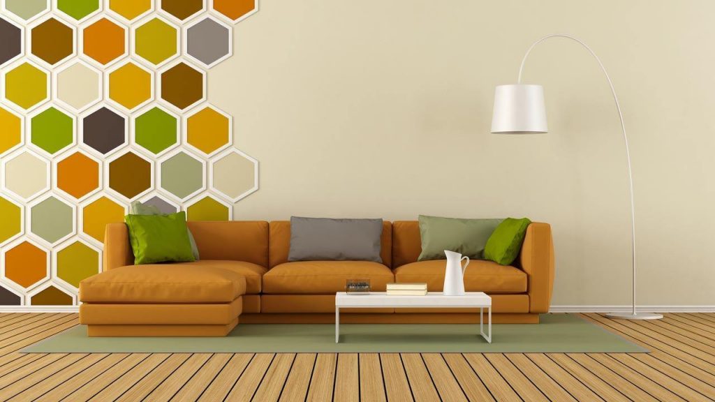 mix new pattern with existing pattern in interior design