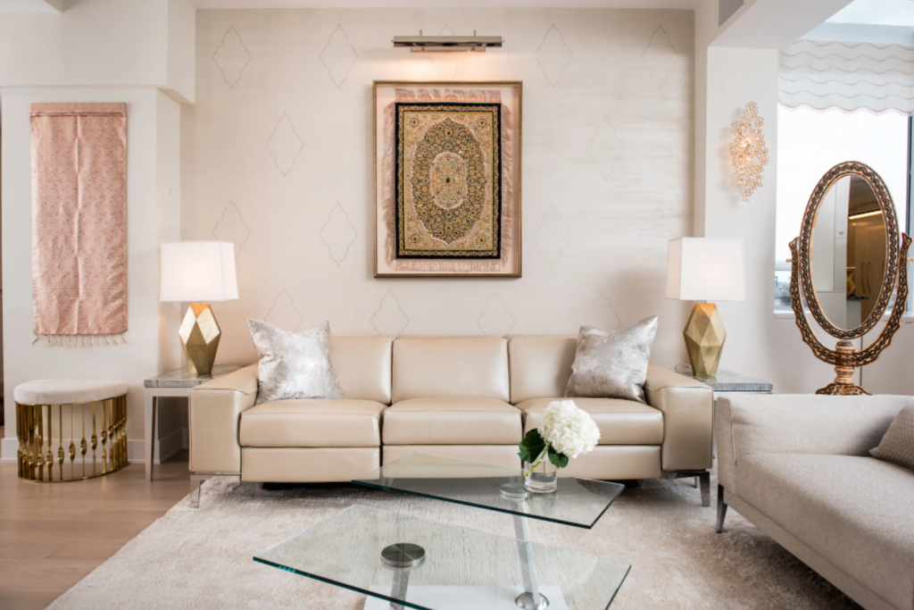 neutral color pattern in interior design