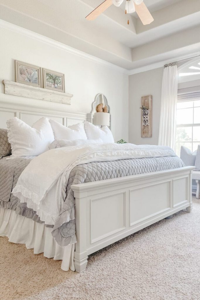 shabby chic headboard