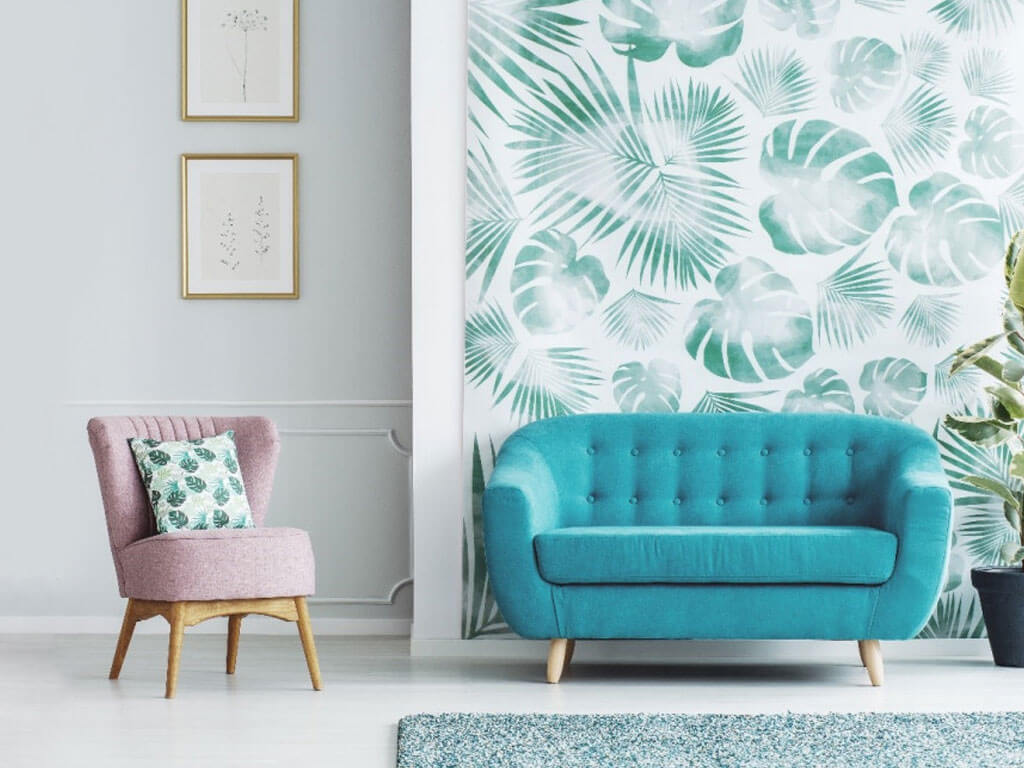 simple and complex pattern in interior design