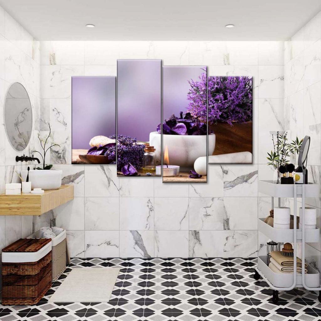 bathroom wall decor arts