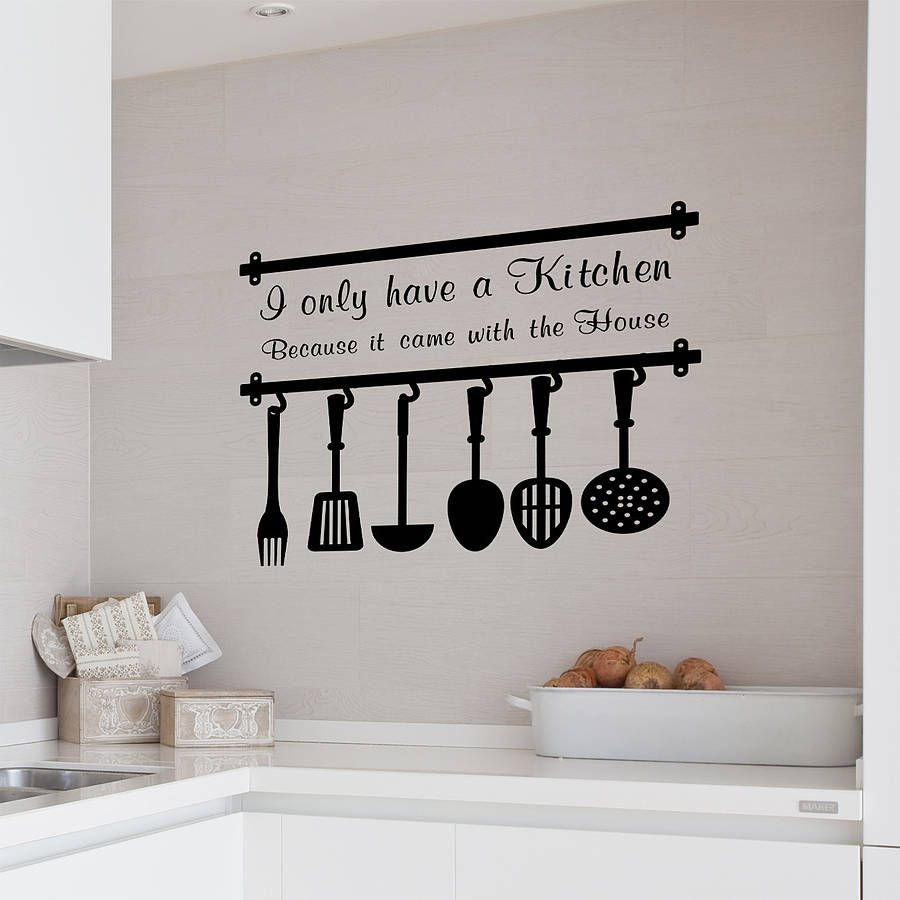 beautiful wall decals for kitchen