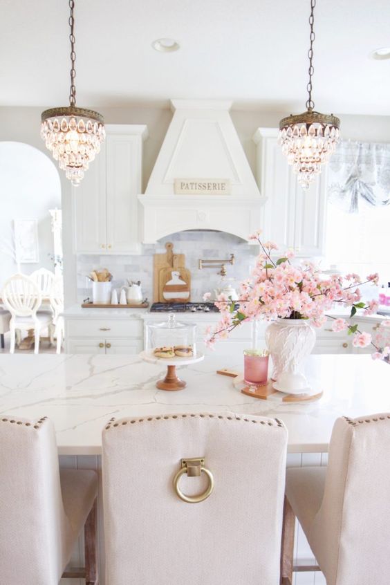 embellish with flowers and sauces - french country design
