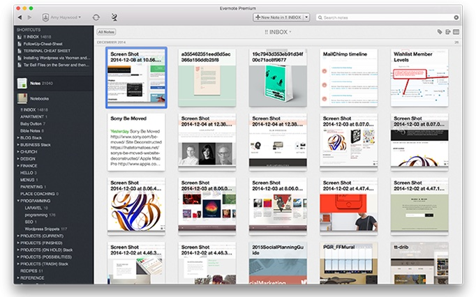 evernote - mood board apps and software