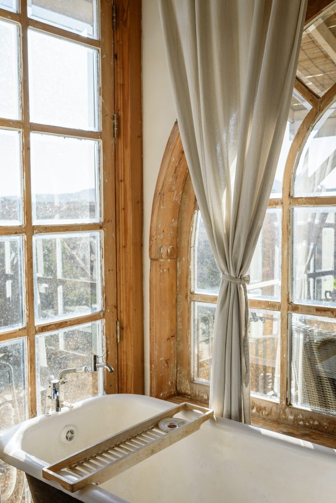 improper waterproofing in bathroom