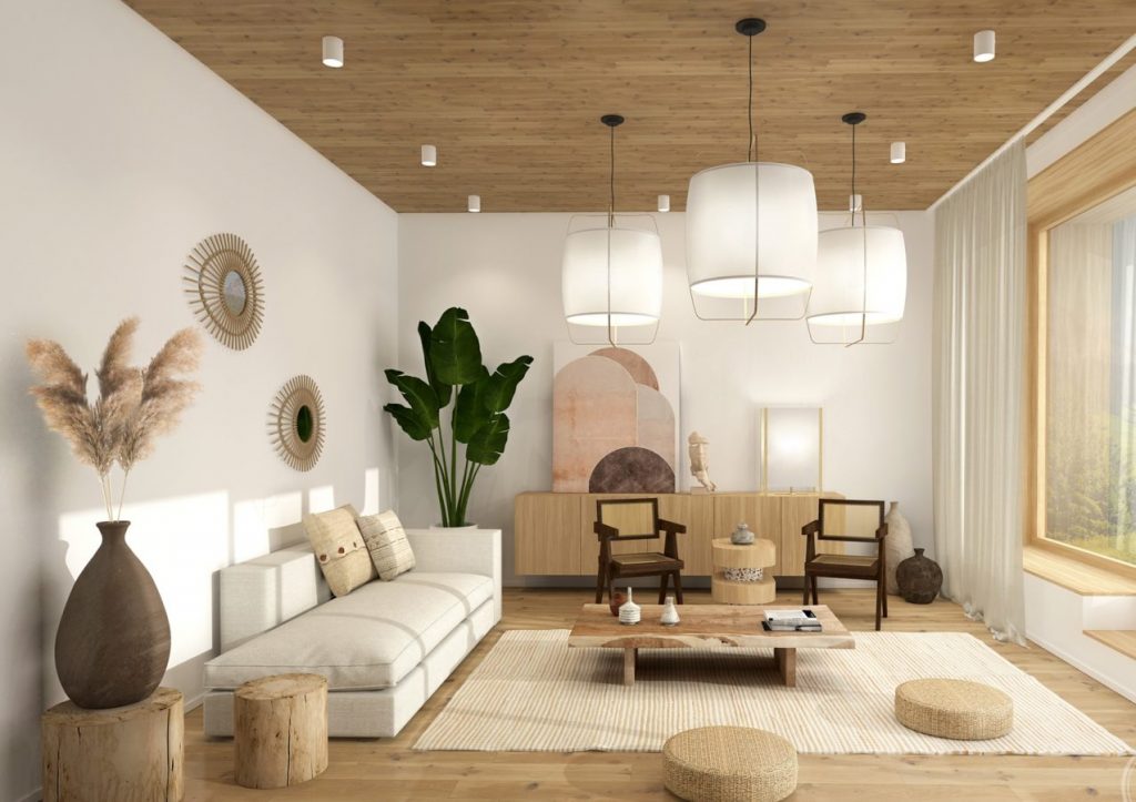 inclination to nature - japandi interior design