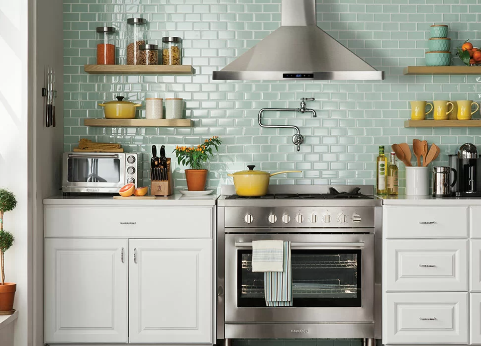 peel and stick backsplash - kitchen wall decor ideas