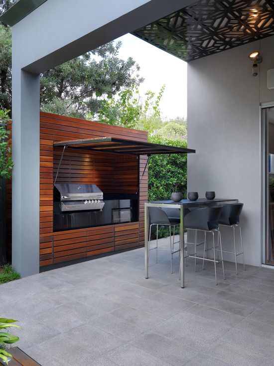 secret outdoor kitchen