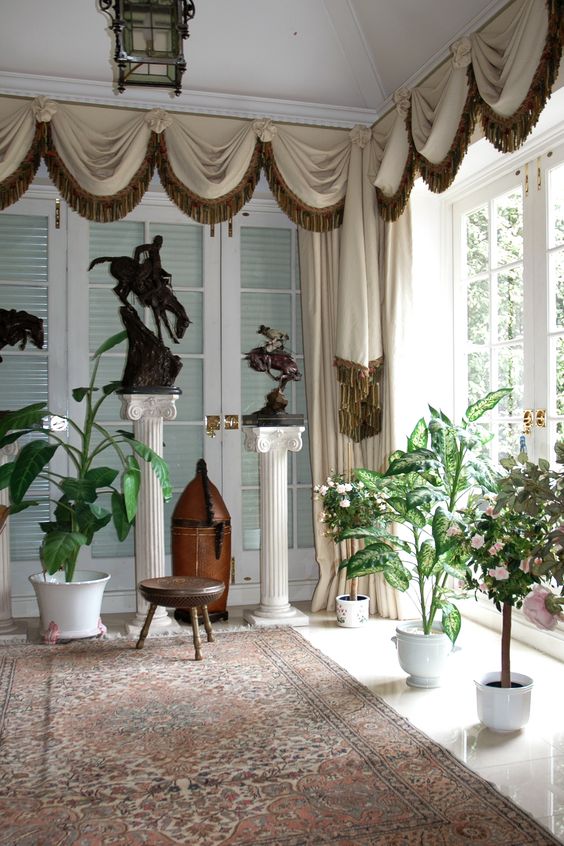 spruce up windows for traditional interior design style