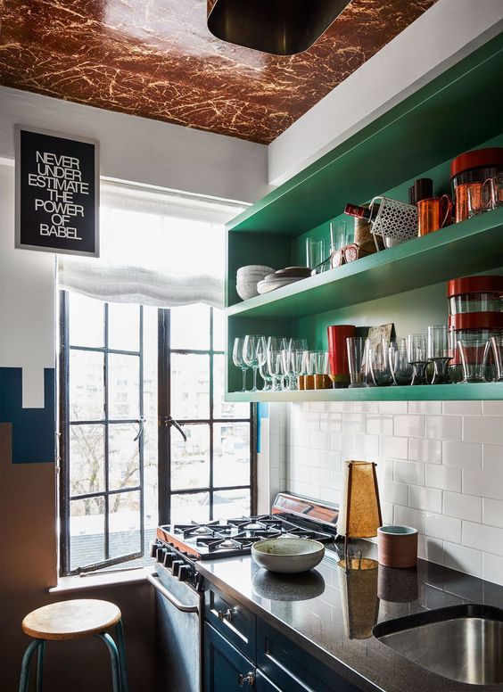 think petite for kitchen wall ideas