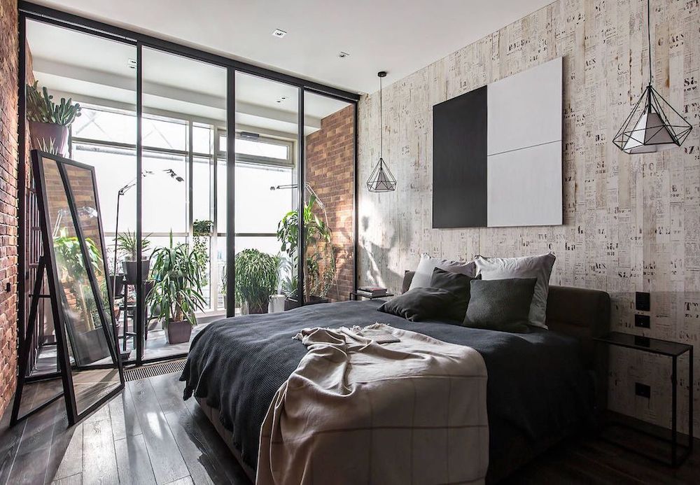 industrial interior design - add faux elements