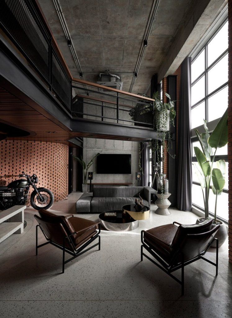 industrial interior design - go neutral