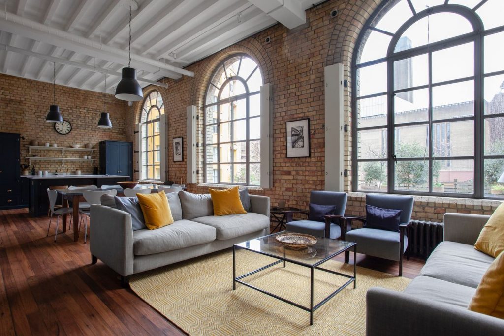 industrial interior design - preserve the open plan