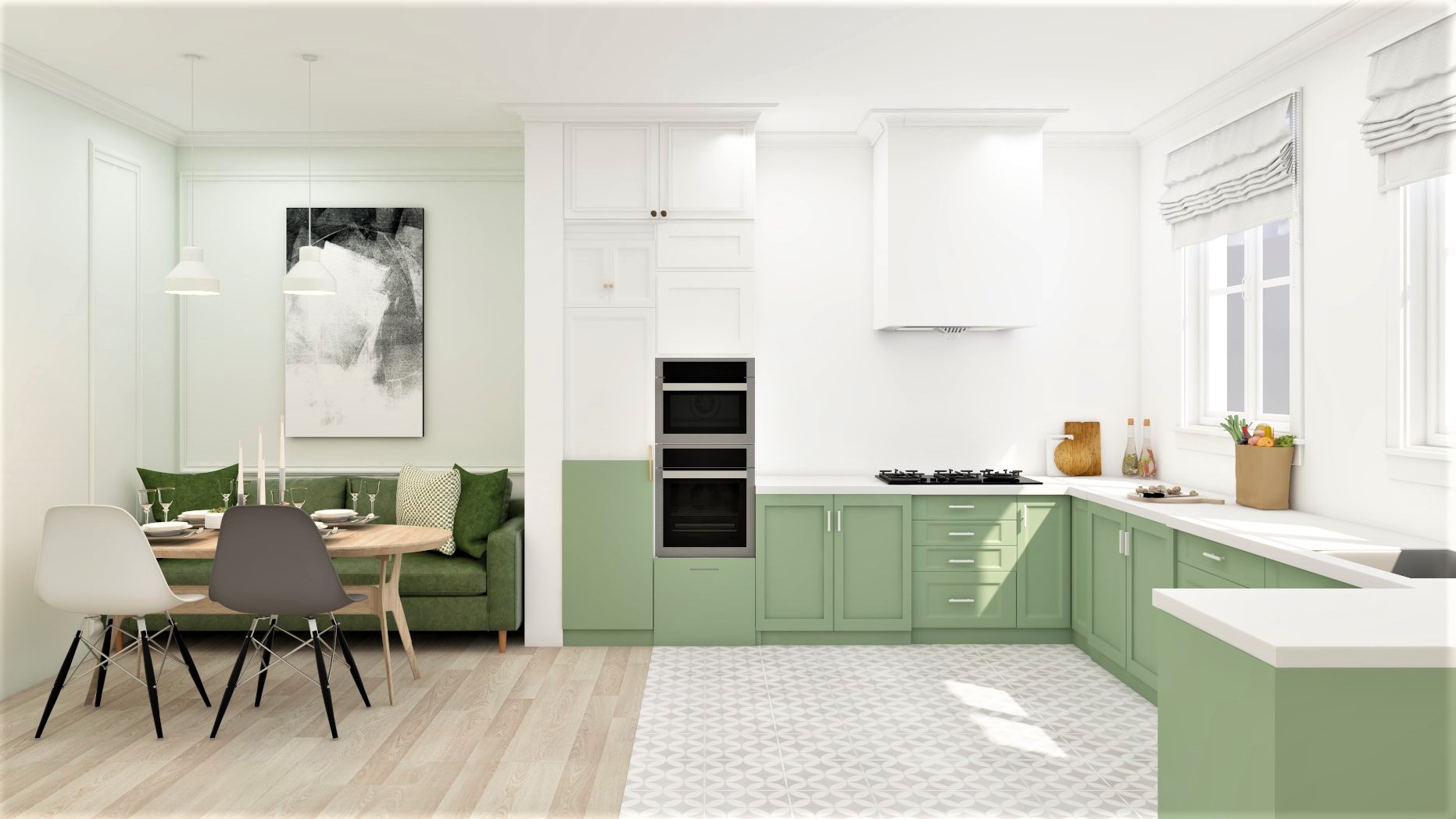 7 Types of Kitchen Floor Plans with Dimensions