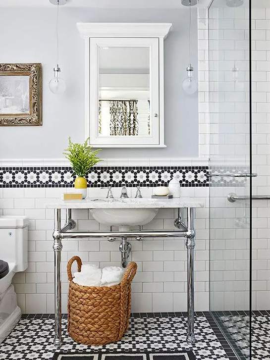 bathroom backsplash ideas - emily henderson